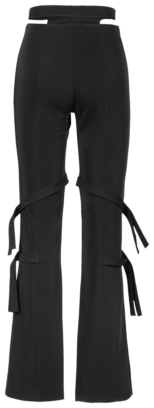 C2H4 Bandage Sway Trousers Black