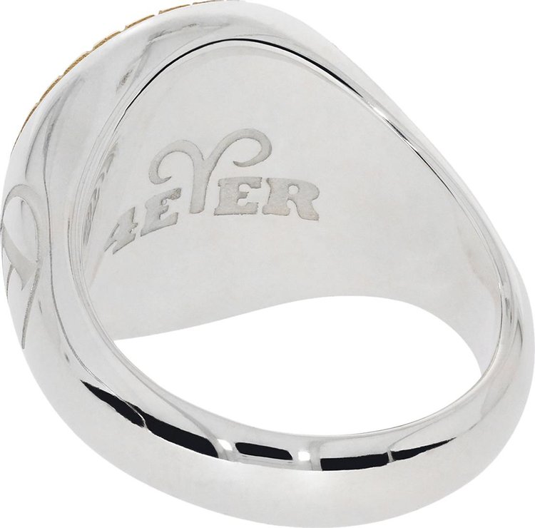 Aries Signet Ring SilverGold