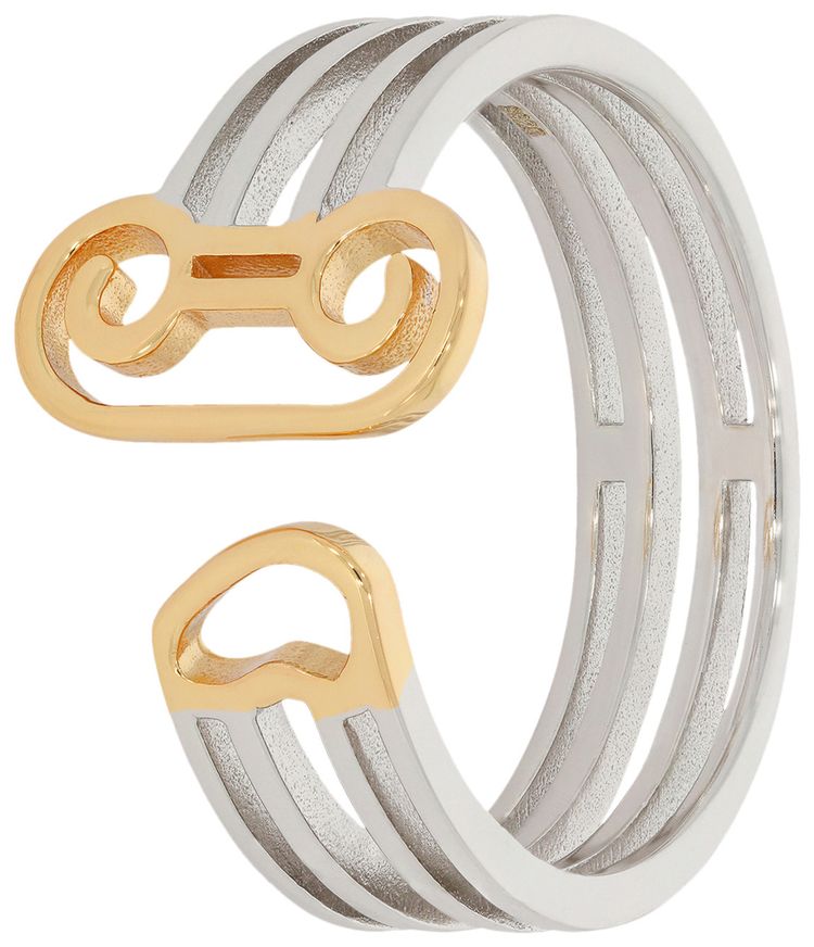 Aries Column Ring SilverGold