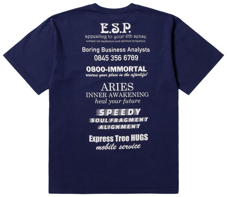 Aries Mystic Business Tee Navy