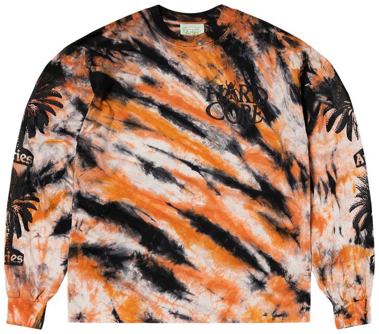 Aries Tiger Core Long Sleeve Tee Multicolor