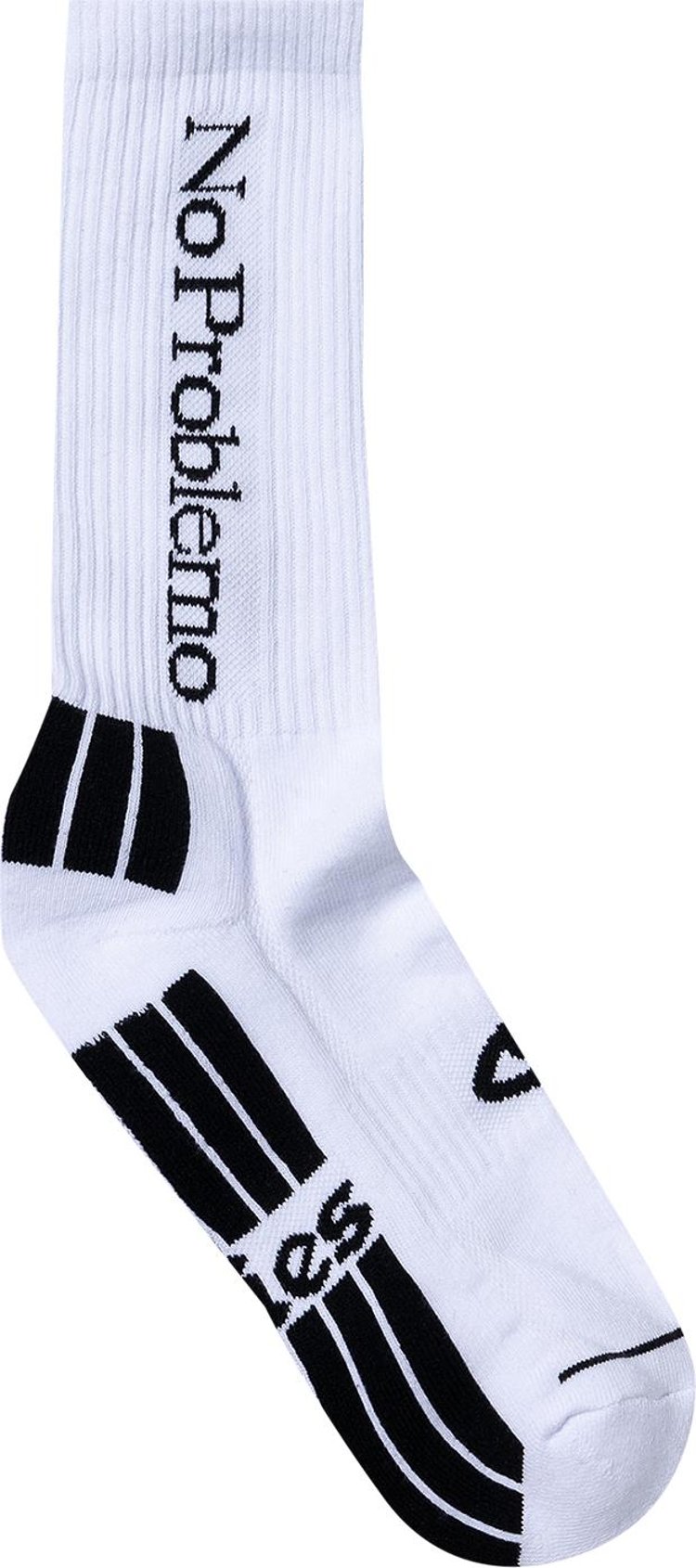 Aries No Problemo Sock 'White' | GOAT