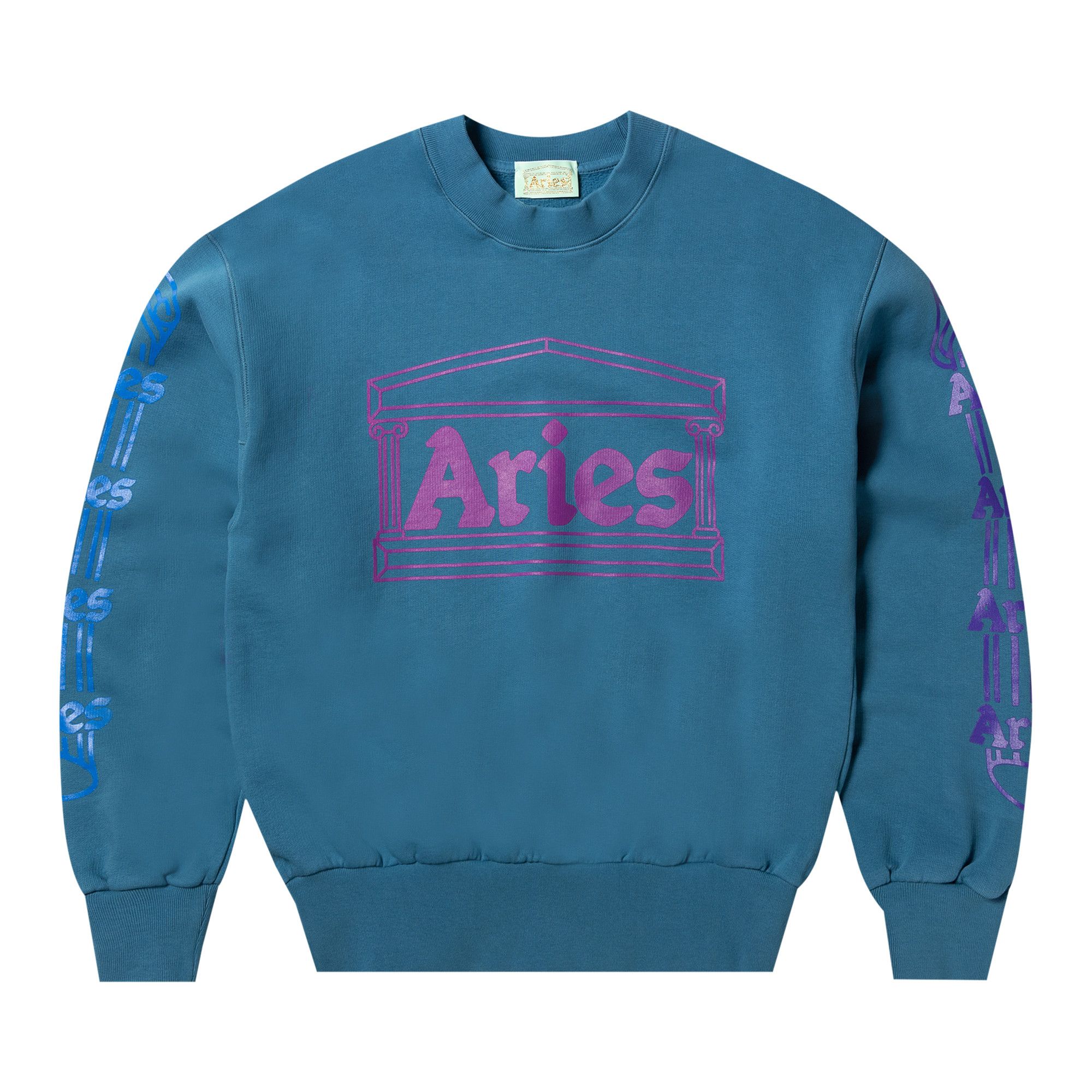 ★ARIES★ Premium Laurel High Neck Sweatshirt Alabasta FTAR2 Aries Premium Laurel High Neck Sweatshirt Black - FW22 - US
