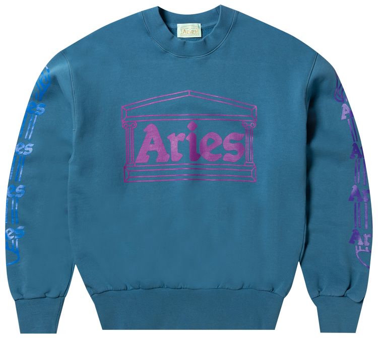 Aries Column Sweatshirt Oil Slick