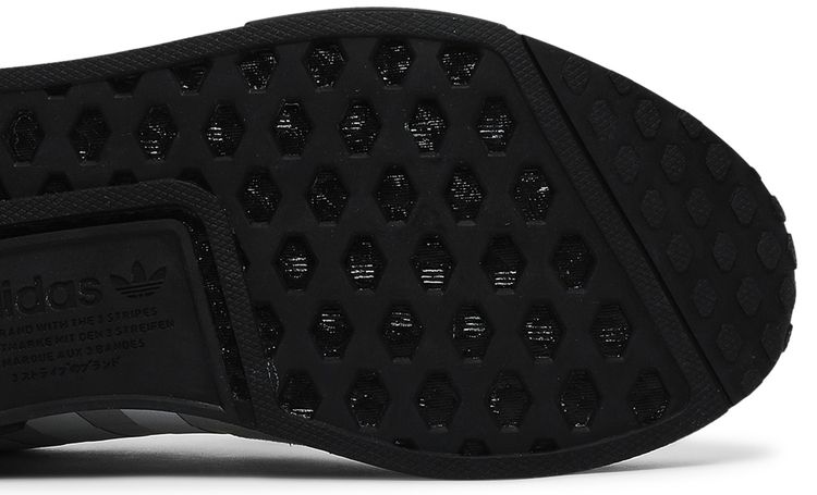 Adidas NMD R1 All Over Logo   White Team Solar Yellow