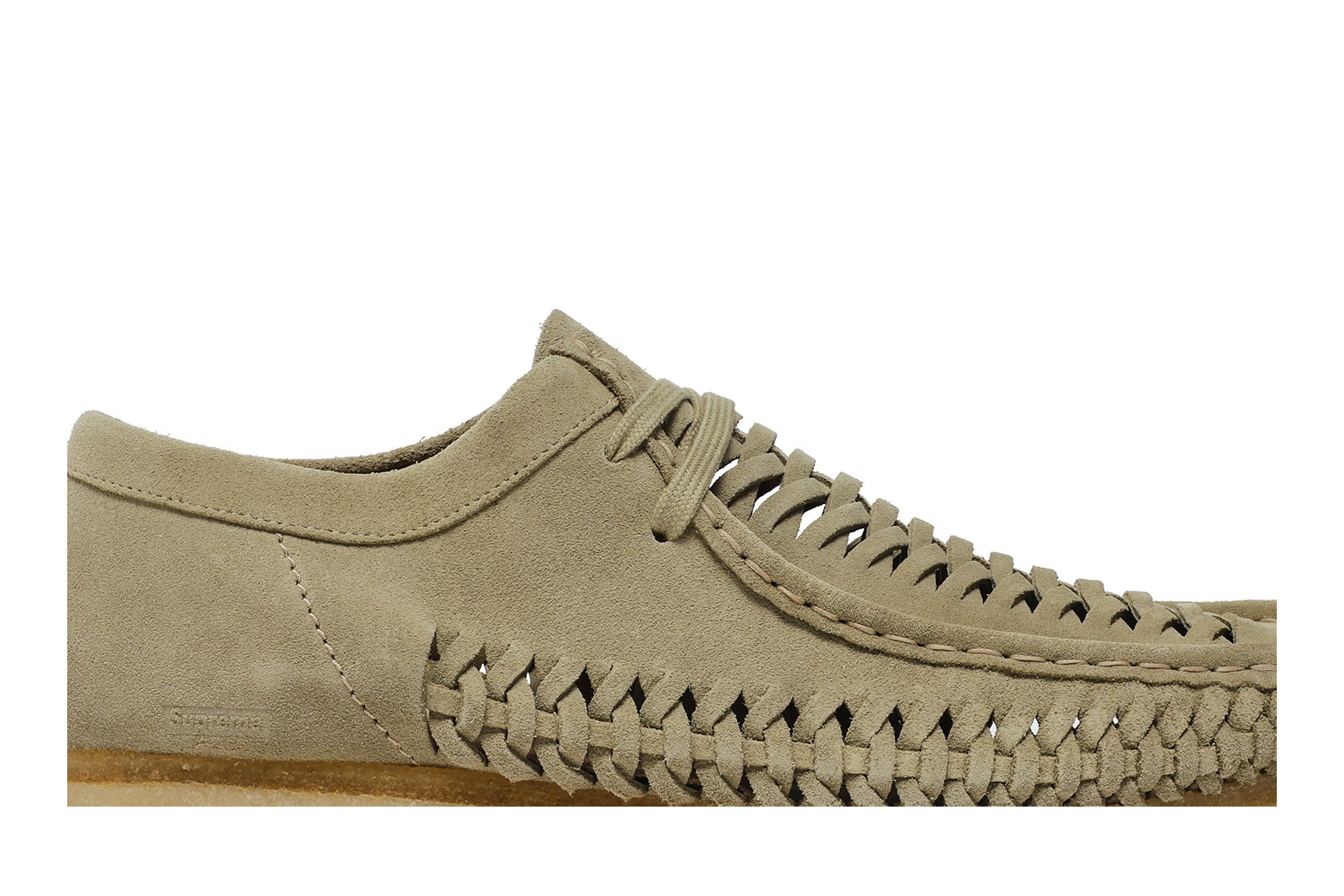 Size 10.5 Supreme x Woven Wallabee 'Tan'