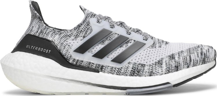 UltraBoost 21 White Black