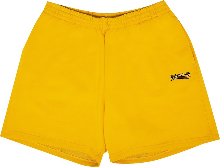 Balenciaga Sweat Shorts 'Yellow/Black/Red'