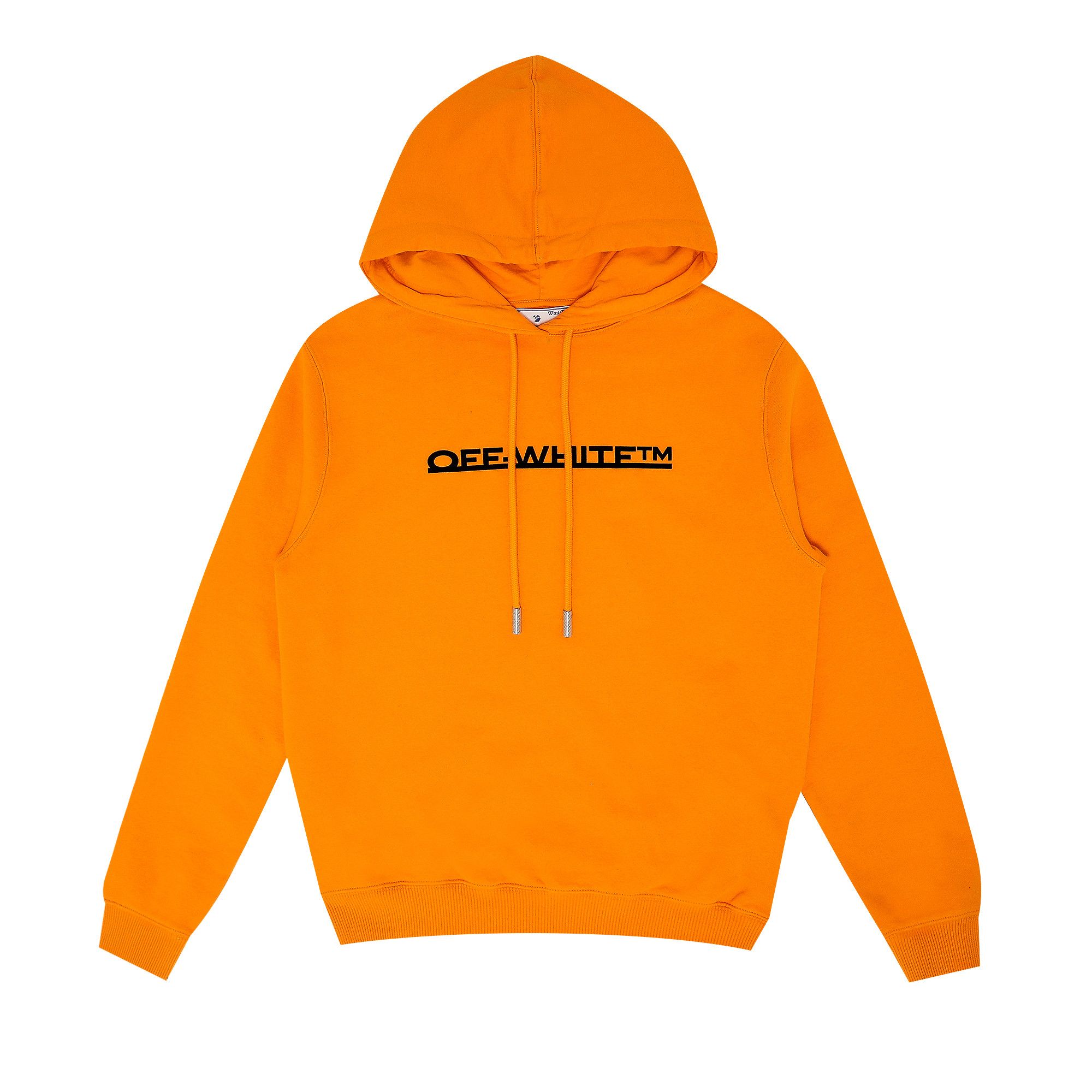 Off white hoodie orange black top