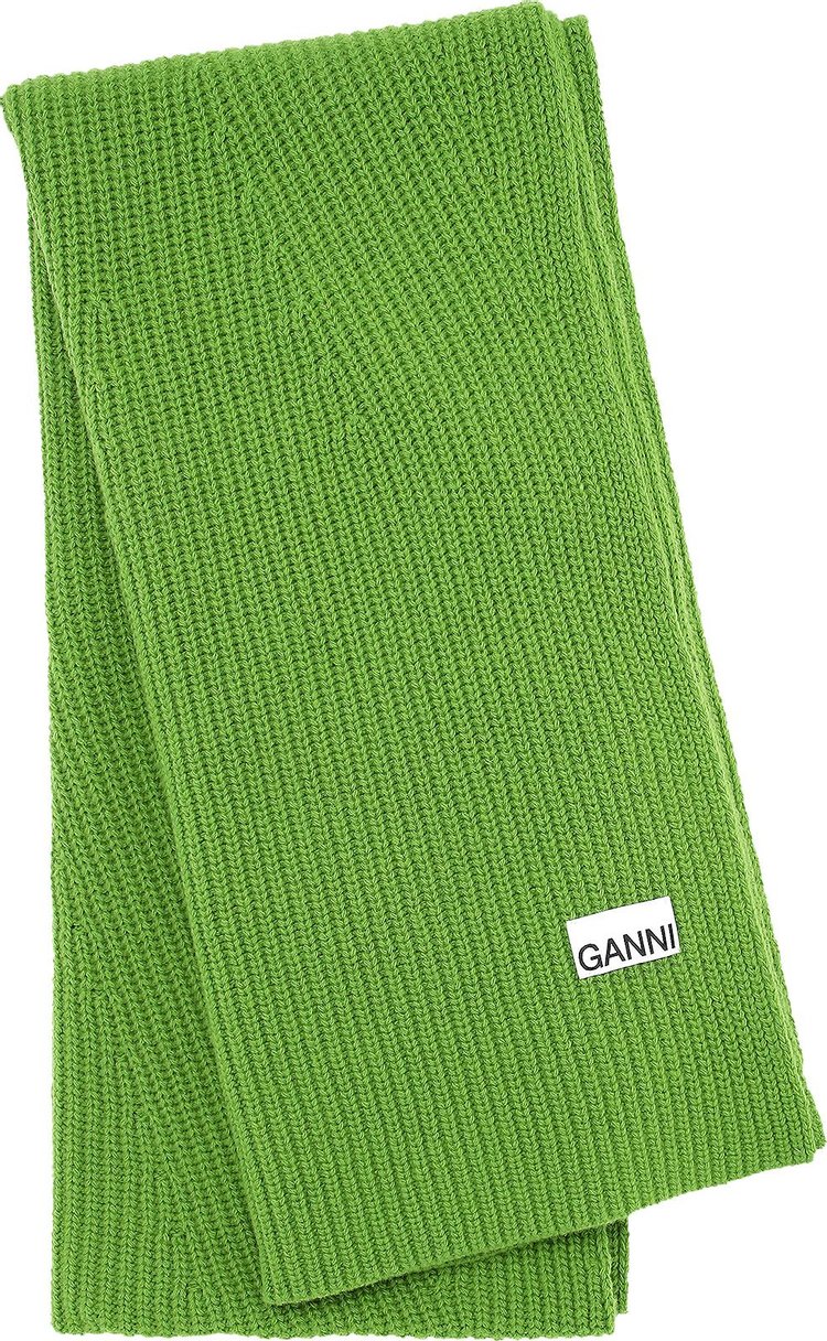 GANNI Scarf 'Green'