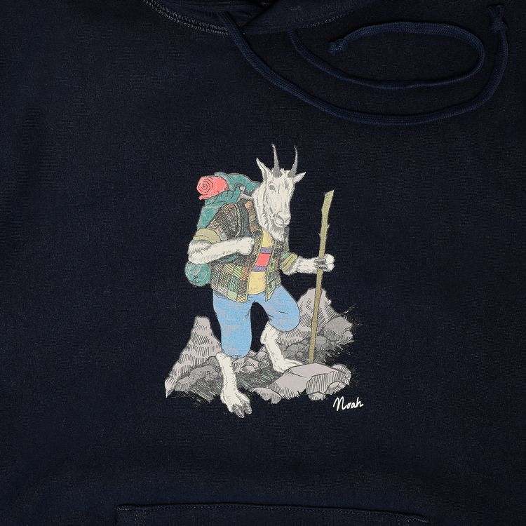 Noah Mountain Goat Hoodie Navy