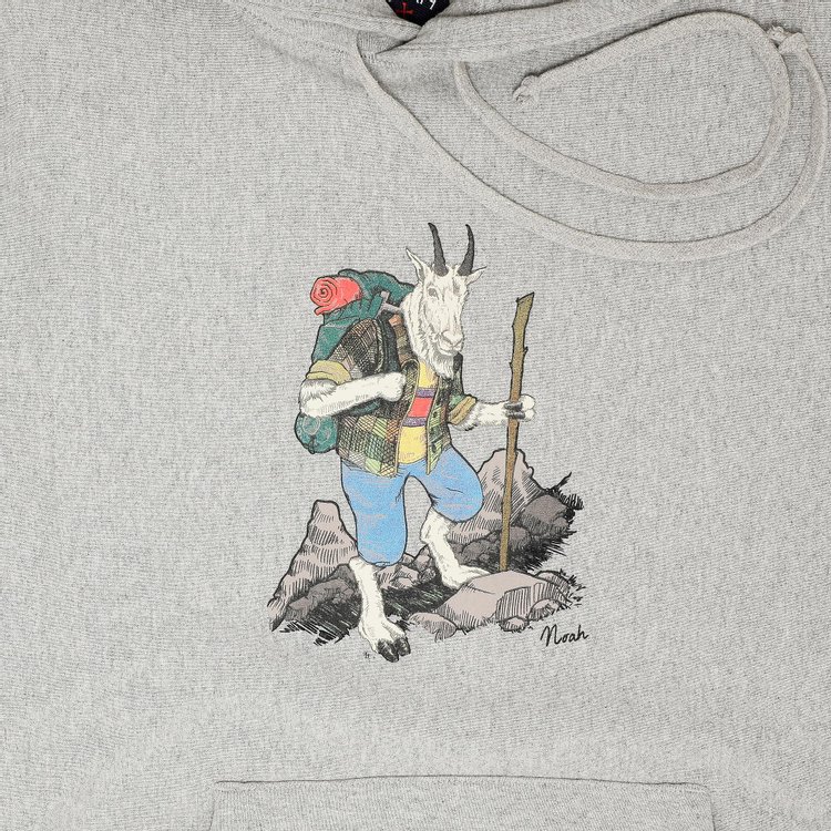 Noah Mountain Goat Hoodie Heather Grey