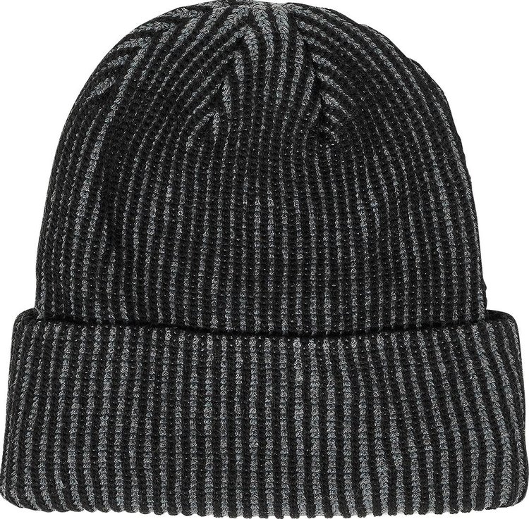 Noah Tricolor Beanie Black