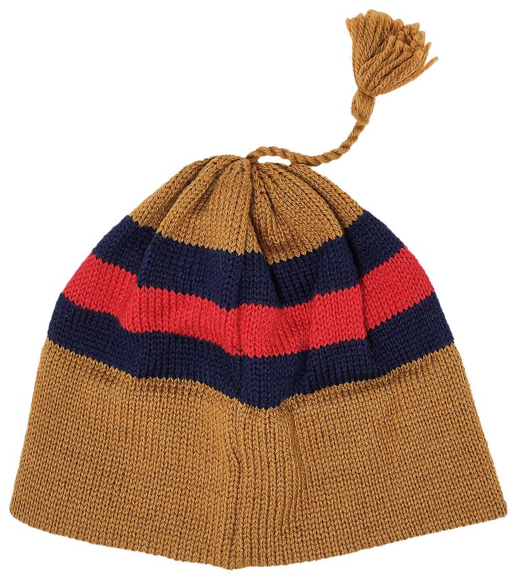 Noah Wool Ski Hat TanNavyRed