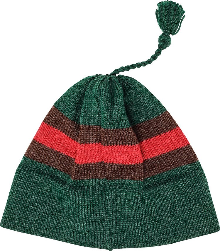 Noah Wool Ski Hat BottleBrownRed