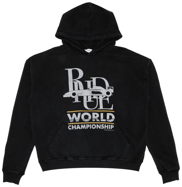 Rhude World Champion Hoodie Black