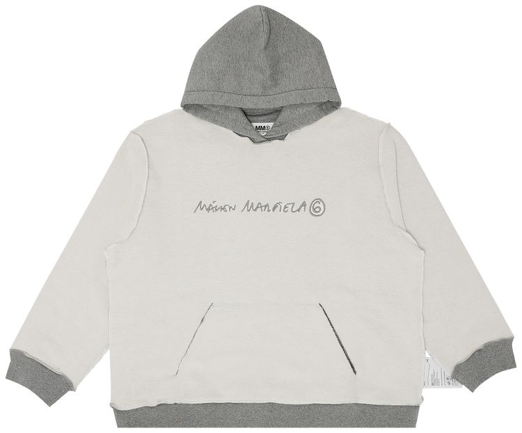 MM6 Maison Margiela Reversible Hoodie Grey Melange