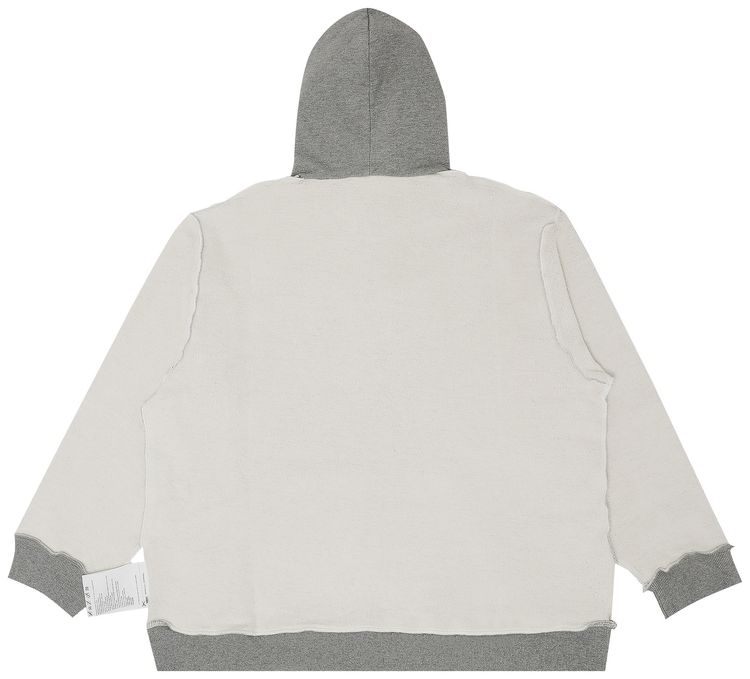 MM6 Maison Margiela Reversible Hoodie Grey Melange