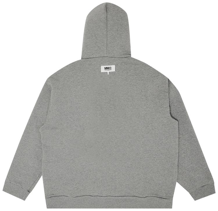 MM6 Maison Margiela Reversible Hoodie Grey Melange