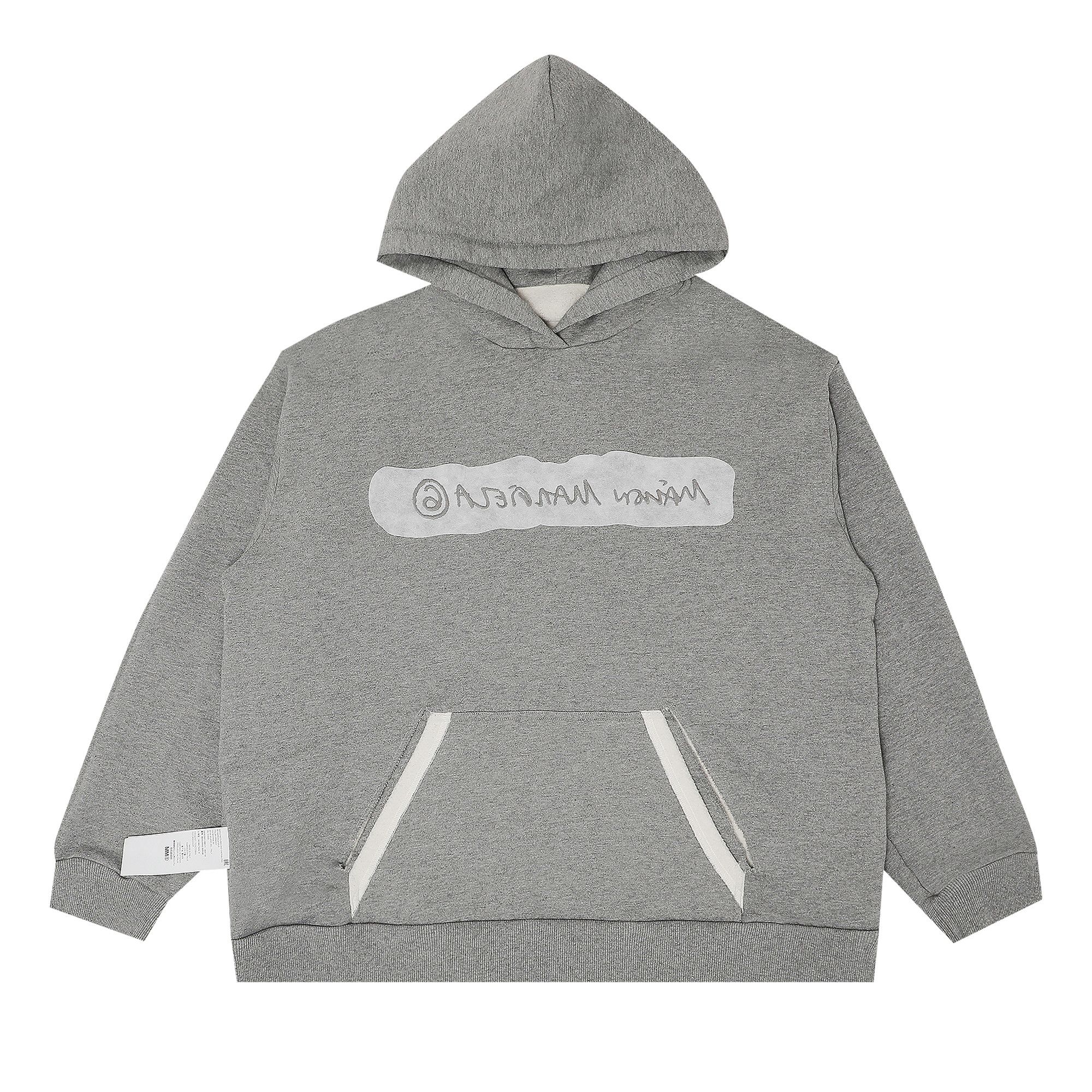 ★MM6 Maison Margiela★ Band Sweatshirt Melange Gray S52GU01 ☆MM6 Maison Margiela☆ Band Sweatshirt Melange Gray S52GU01