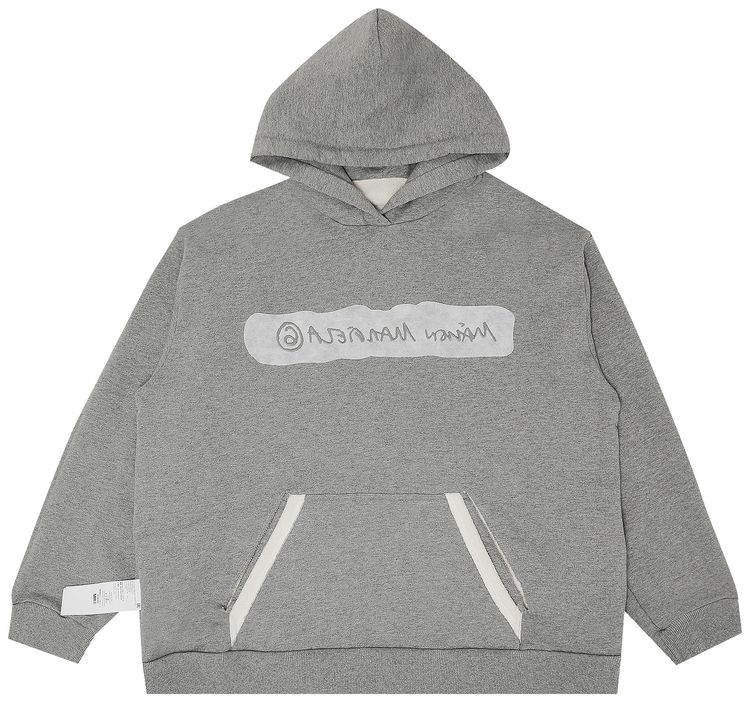 MM6 Maison Margiela Reversible Hoodie Grey Melange