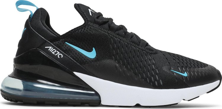Nike Air Max 270 Running Shoes Black/Blue Men’s Size 14 “Blue Fury”