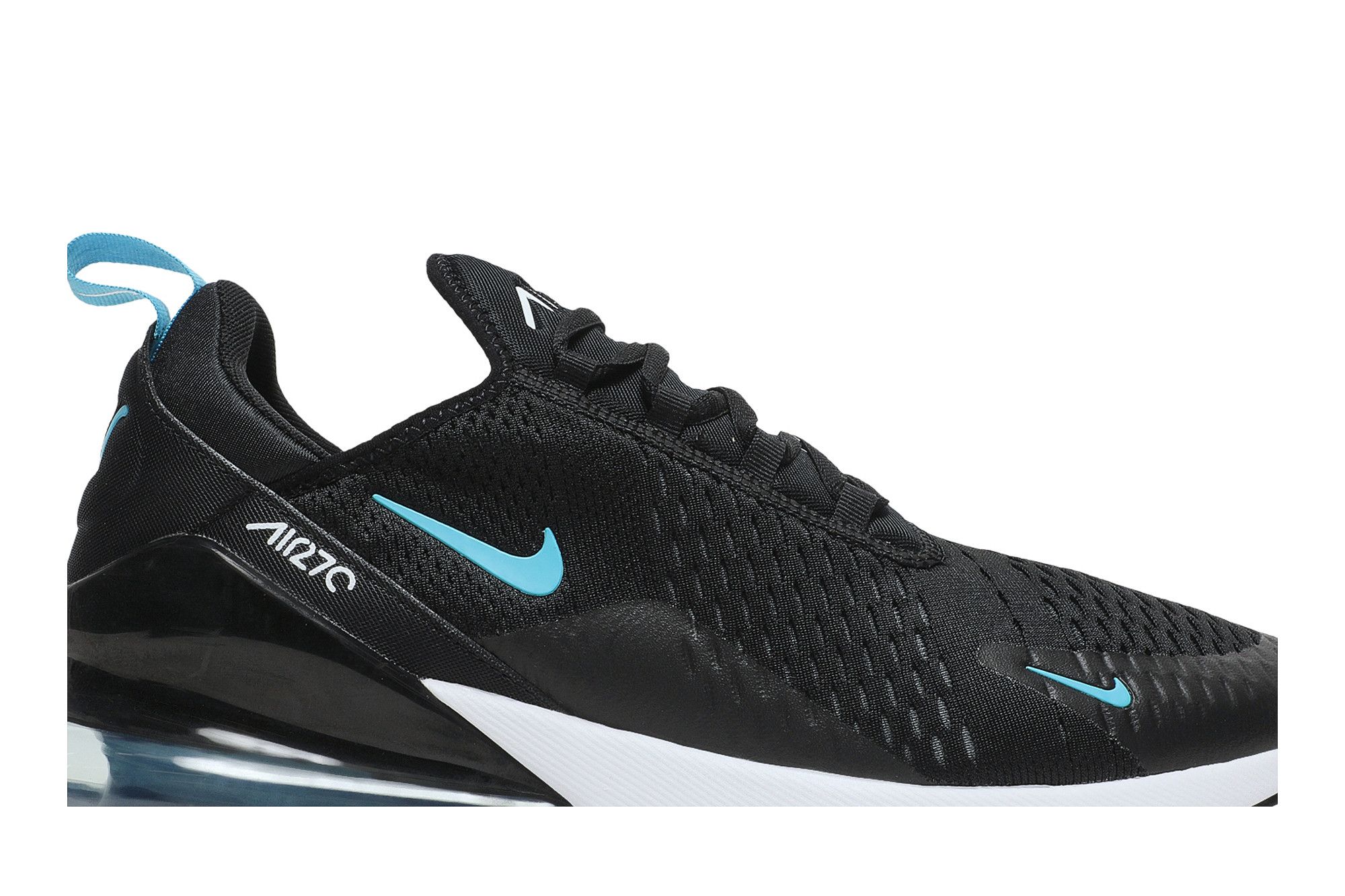 Size 8.5 Air Max 270 Black Light Blue Fury