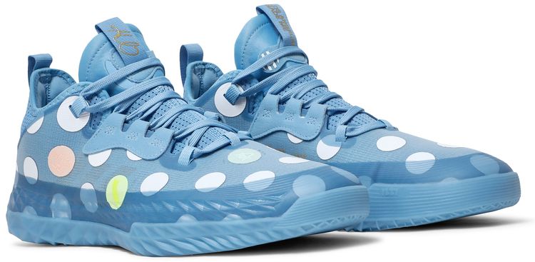 Adidas Harden Vol 5 Futurenatural Polka Dot   Team Light Blue
