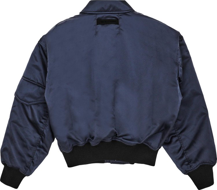 1017 ALYX 9SM Flight Bomber Jacket Navy