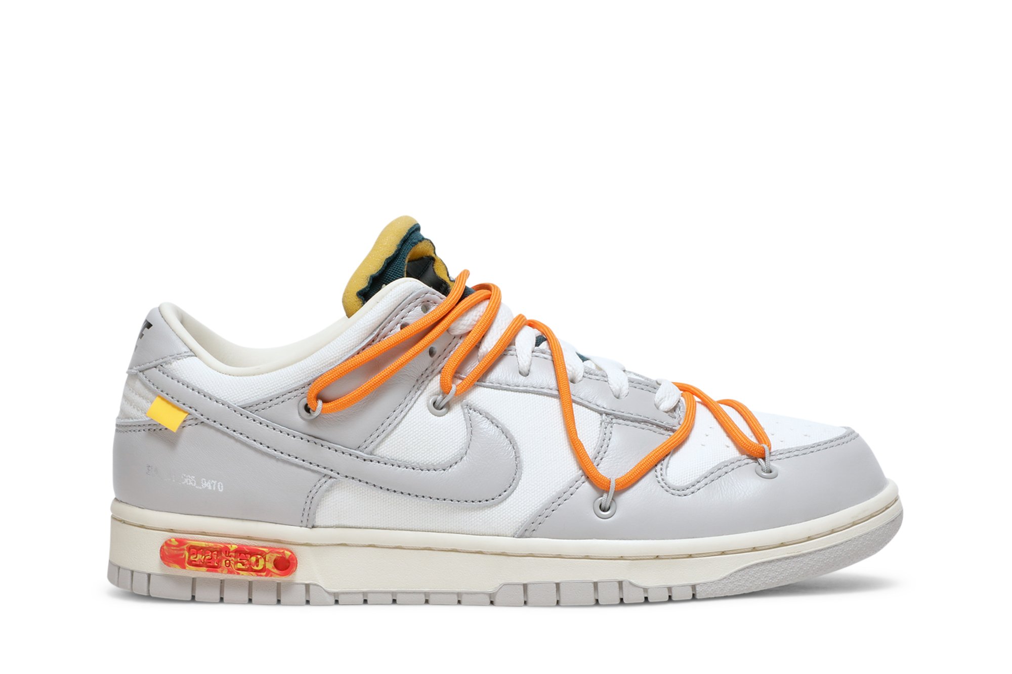 Buy Off-White x Dunk Low 'Lot 44 of 50' - DM1602 104 | GOAT CA