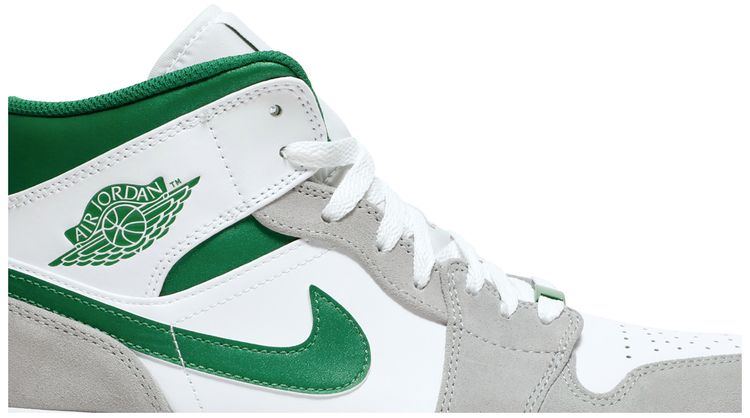 Air Jordan 1 Mid SE Grey Pine Green