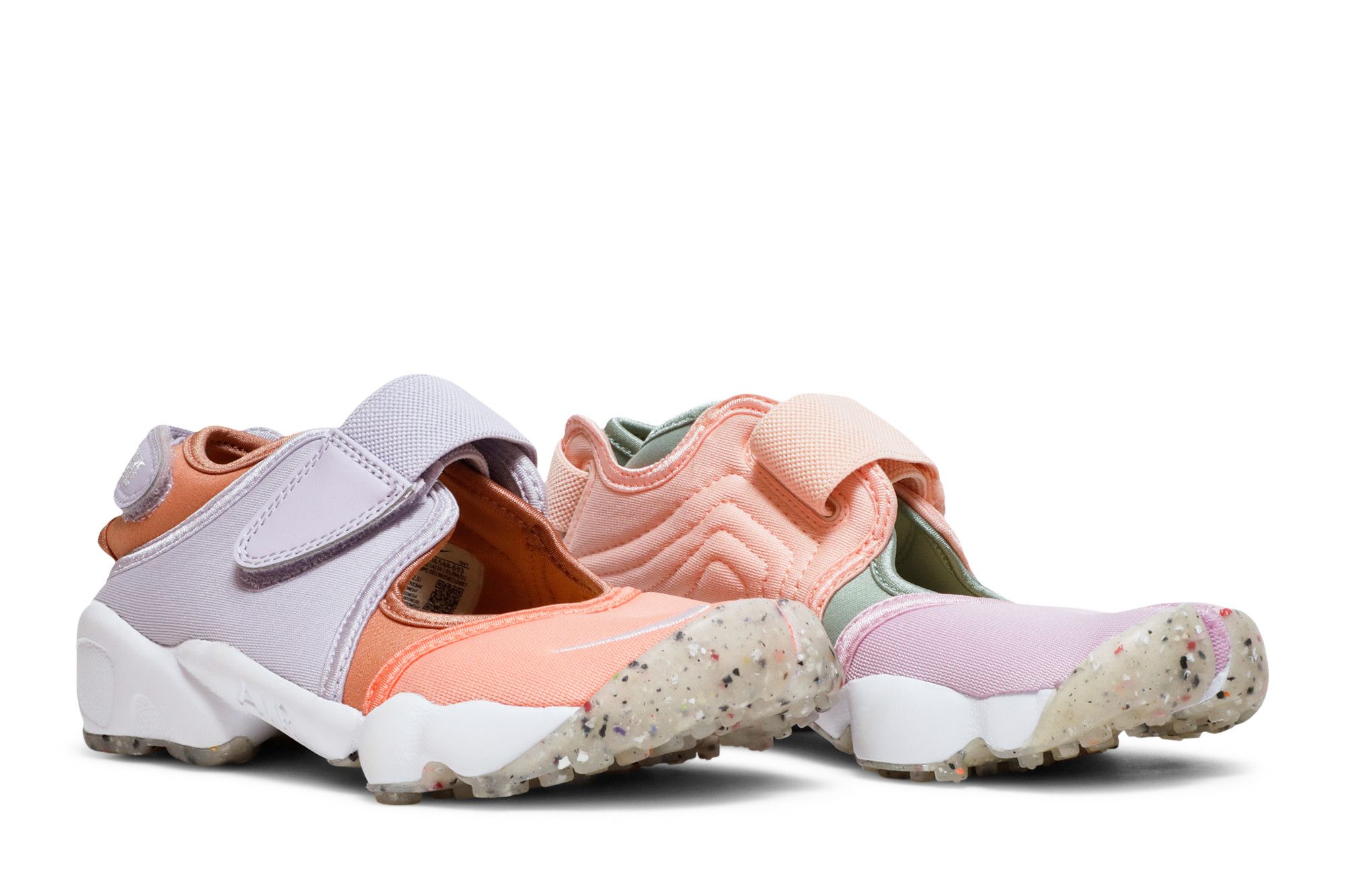 Nike Air Rift Women's Sz 7 Crimson Bliss White Sneakers