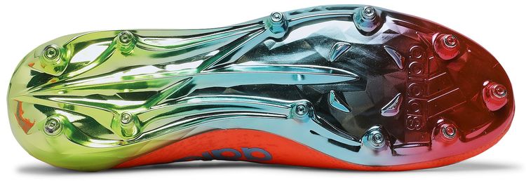 Adidas Adizero Primeknit Cleats Signal Coral Bright Cyan