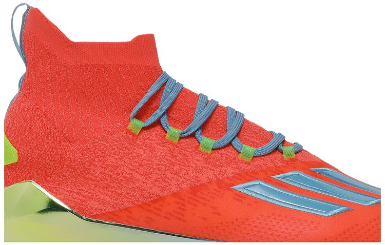 Adidas Adizero Primeknit Cleats Signal Coral Bright Cyan