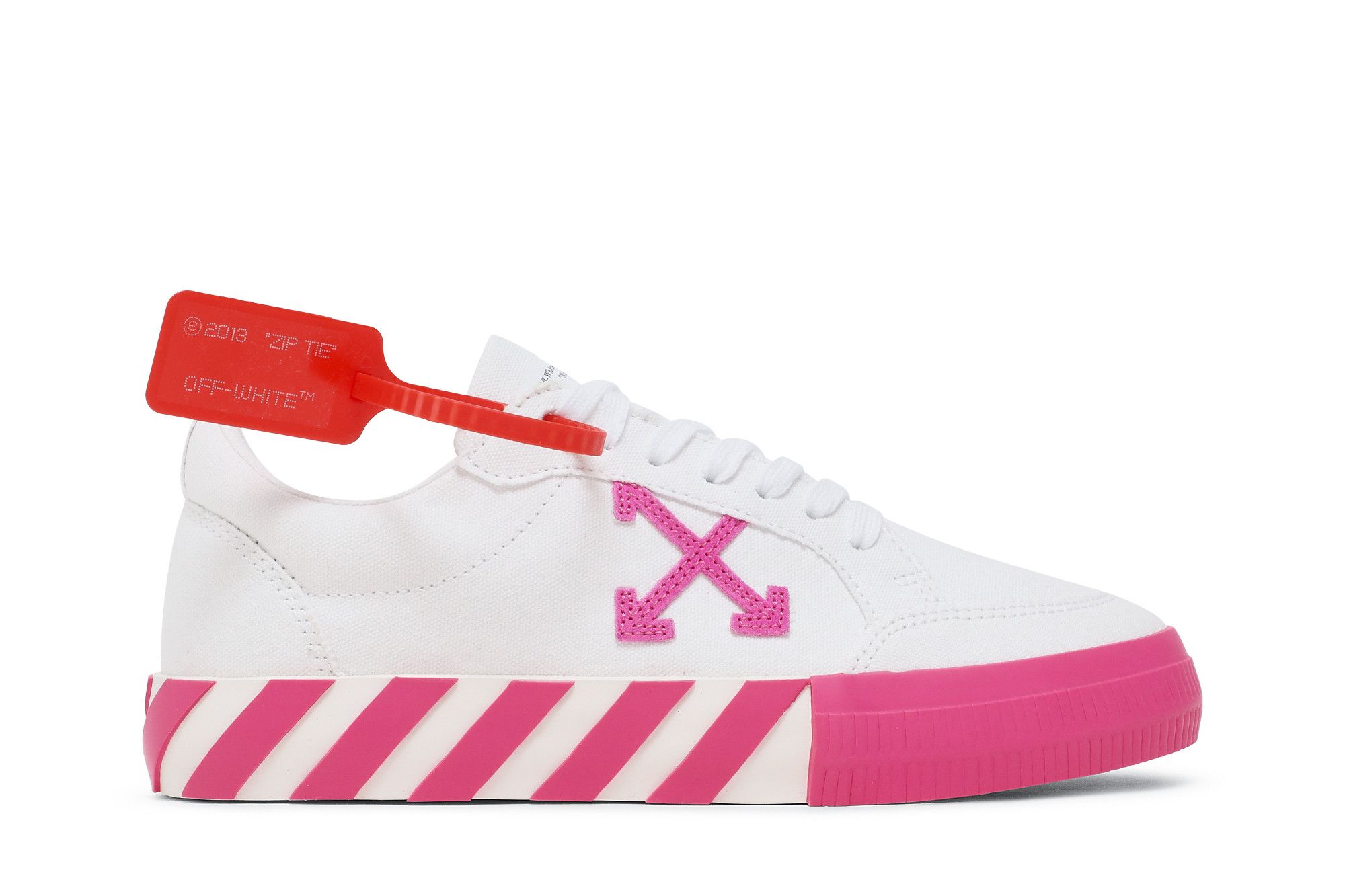 Buy Off White Wmns Arrow Vulcanized Low White Fuchsia