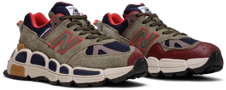 New Balance Salehe Bembury x 574 YURT Team Forest Green