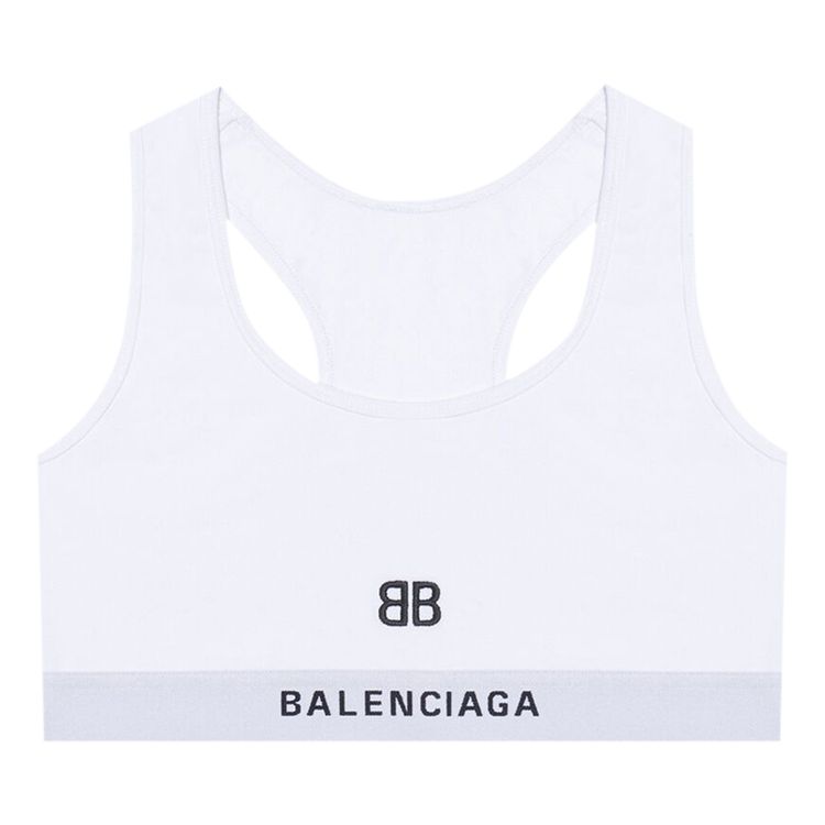 Balenciaga Sports Bra White