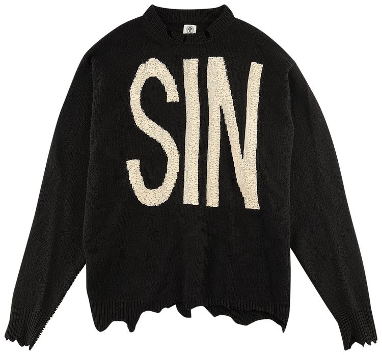 SAINT Mxxxxxx Sin Wool Sweater Black