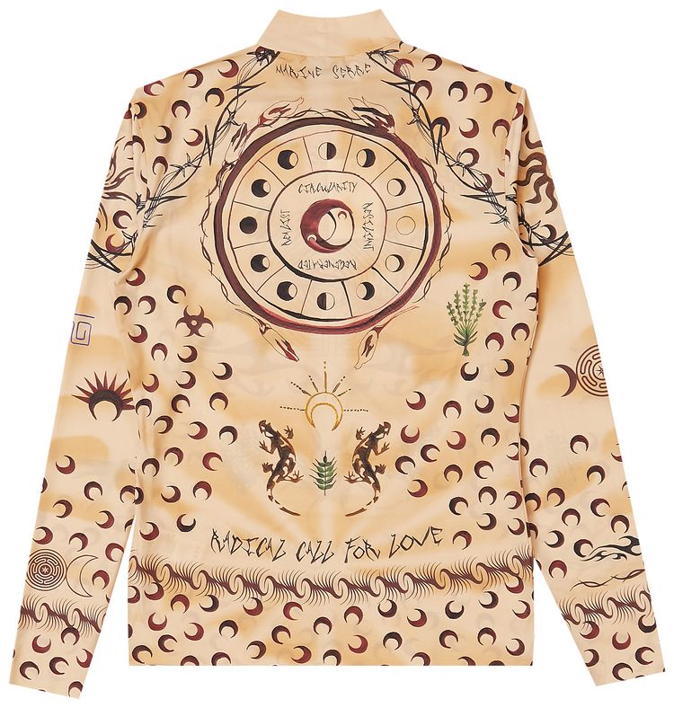 Buy Marine Serre Second Skin Tattoo Top 