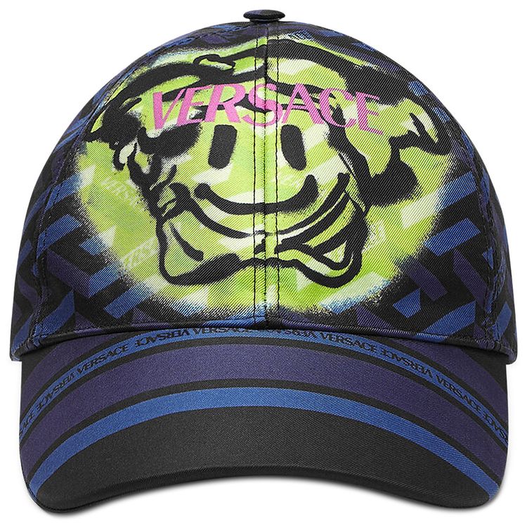Versace Medusa Smile Logo Cap NavyBlack