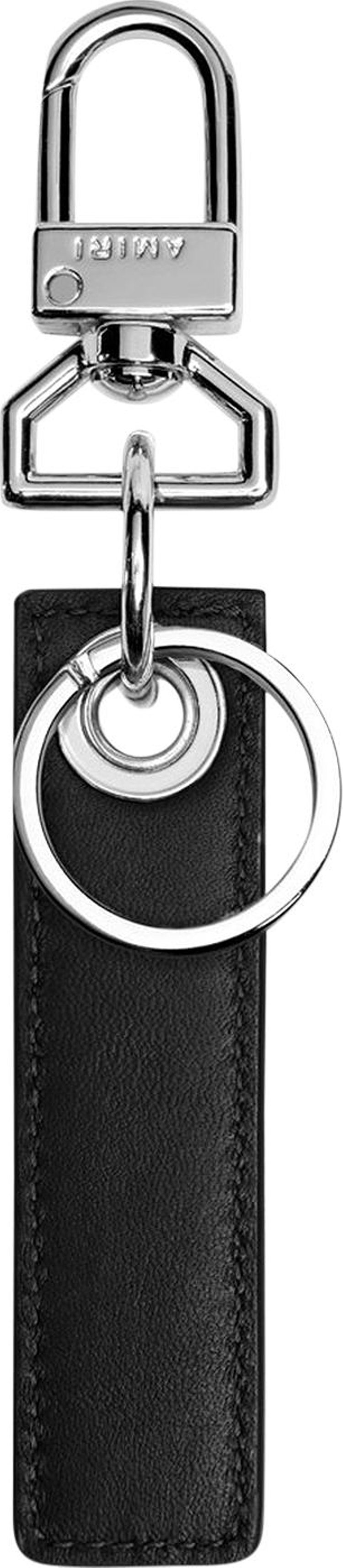Amiri Nappa Tag Keychain 'Black'