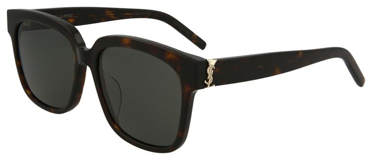 Saint Laurent Square Frame Acetate Sunglasses Brown