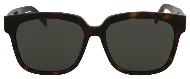 Saint Laurent Square Frame Acetate Sunglasses Brown