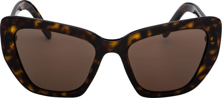 Prada Cat Eye Frame Acetate Sunglasses 'Brown'