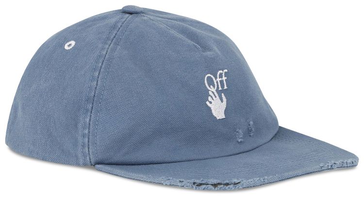 Off White Womens Logo Baseball Cap Blue