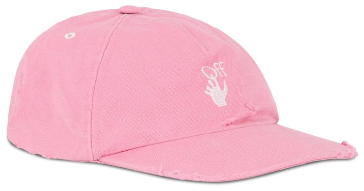 Off White Womens Logo Baseball Cap Pink