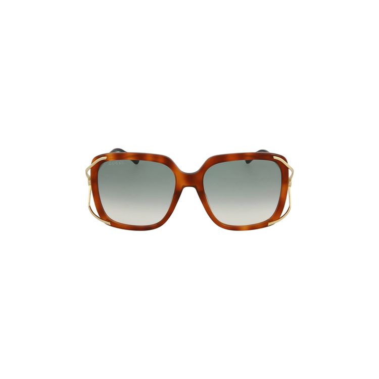 Gucci Oversized Square Acetate Sunglasses Brown