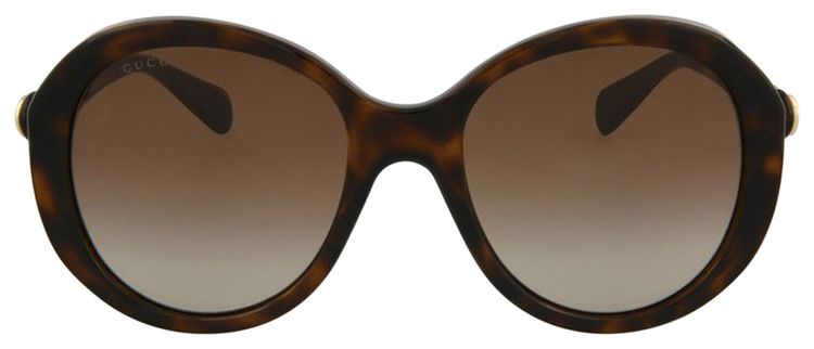 Gucci Oval Acetate Sunglasses Multicolor