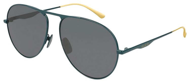 Gucci Aviator Metal Sunglasses Grey