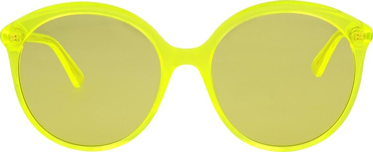 Gucci Round Acetate Sunglasses 'Yellow'